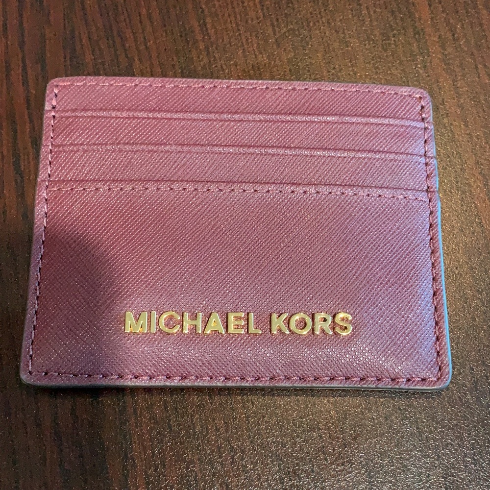Michael Kors Cars Holder - Burgundy - NEW
